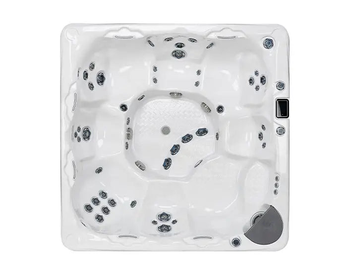 Beachcomber Hot Tubs Model 750 Hybrid4 SLB Edition overhead view | Beachcomber Hot Tubs Winnipeg