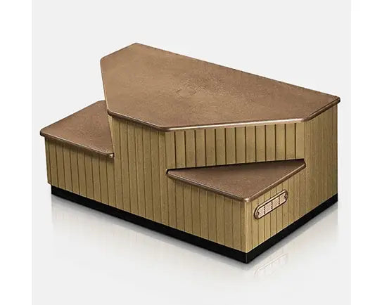 Hybrid Step Bamboo Tan | Beachcomber Hot Tubs Winnipeg