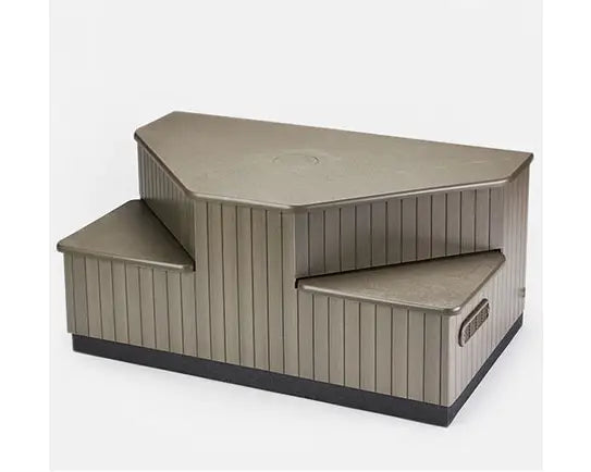 Hybrid Step Ebony Steel | Beachcomber Hot Tubs Winnipeg