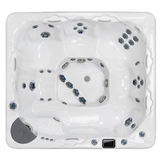 Beachcomber Hot Tubs model 720 Hybrid4 with premium options package - Overhead view | Beachcomber Hot Tubs Winnipeg