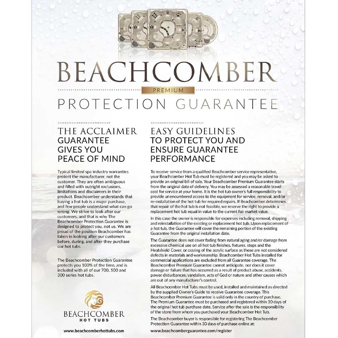 Beachcomber Premium Extended Guarantee